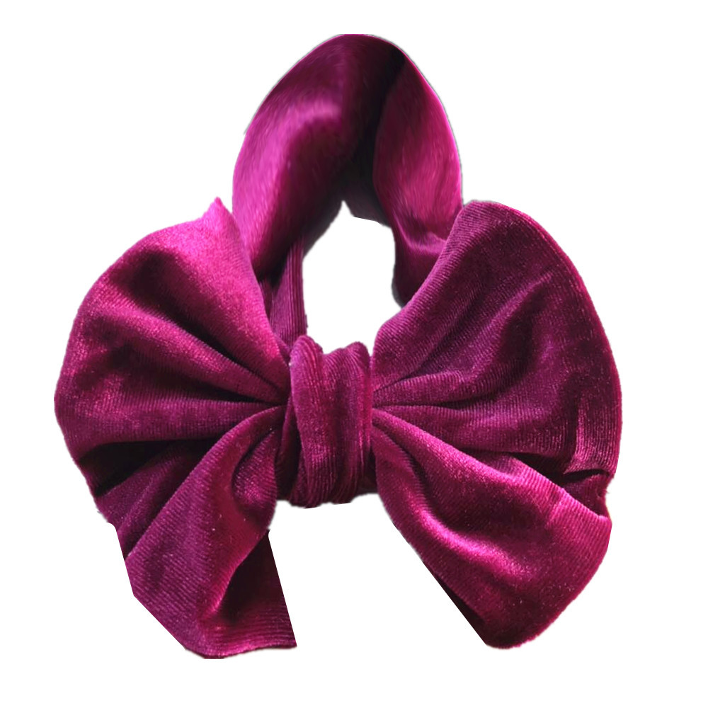 Baby Girl Headbands Cotton Headband Large bow Bow Knot Headwraps Headwear Baby Hair Accessory