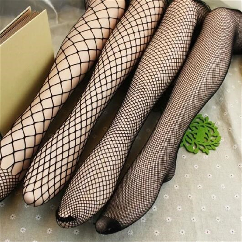 Hollow Out Sexy Pantyhose Black Mesh Stockings Stretch Bottoming Stocking Fishnet Stockings Tights
