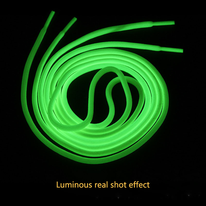 Luminous Shoelace Diameter 5mm Luminous Round Lace Luminous Round Rope 10 Pack