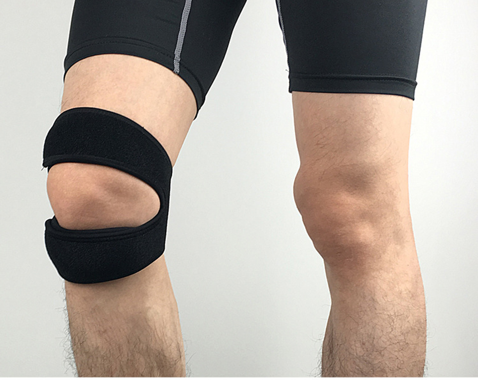 2 PCS Adjustable Knee Support Brace Knee Sleeve Sports Knee Breathable Protection Patellar Belt