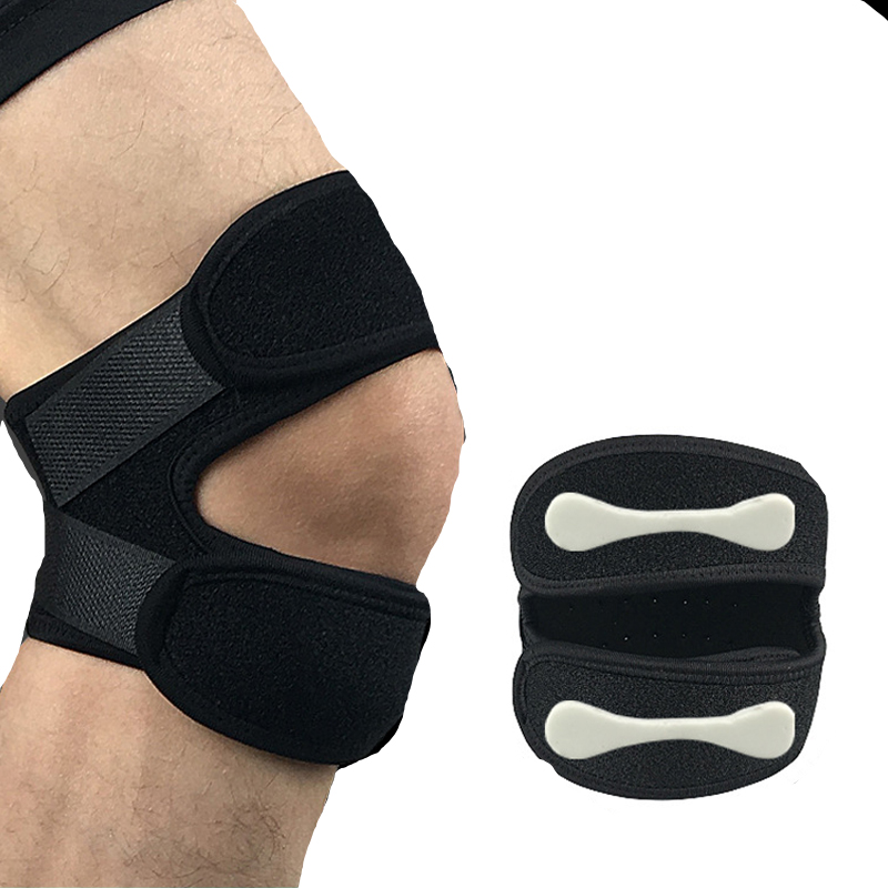 2 PCS Adjustable Knee Support Brace Knee Sleeve Sports Knee Breathable Protection Patellar Belt
