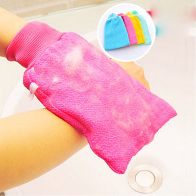 3PCS Rubbing Towel, Bathing Gloves Soft Non-Irritating Skin Thickening on Both Sides.