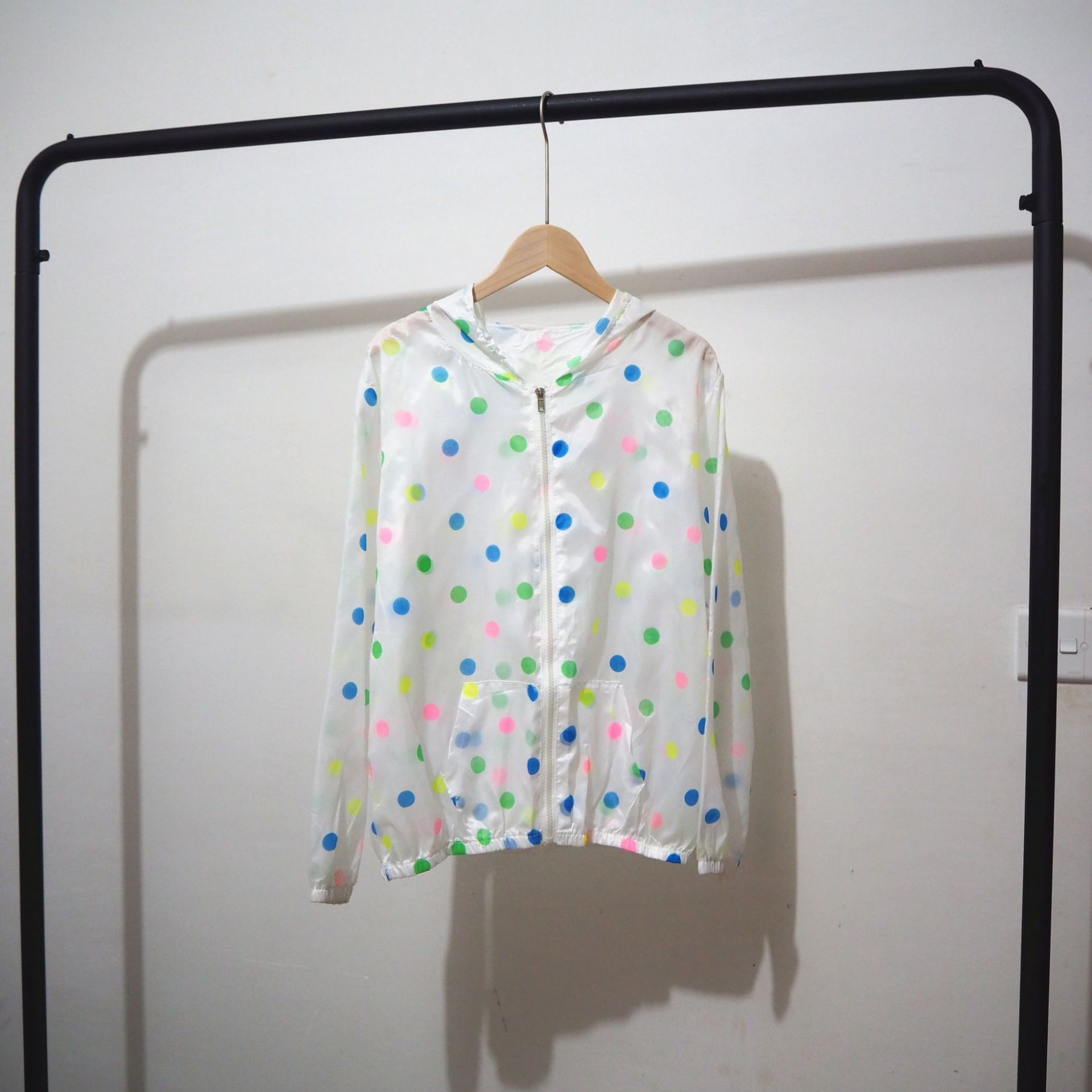 Smiling Face Sunscreen Women's Summer Ultra-thin Short Student Coat Quick-drying Outdoor Jacket