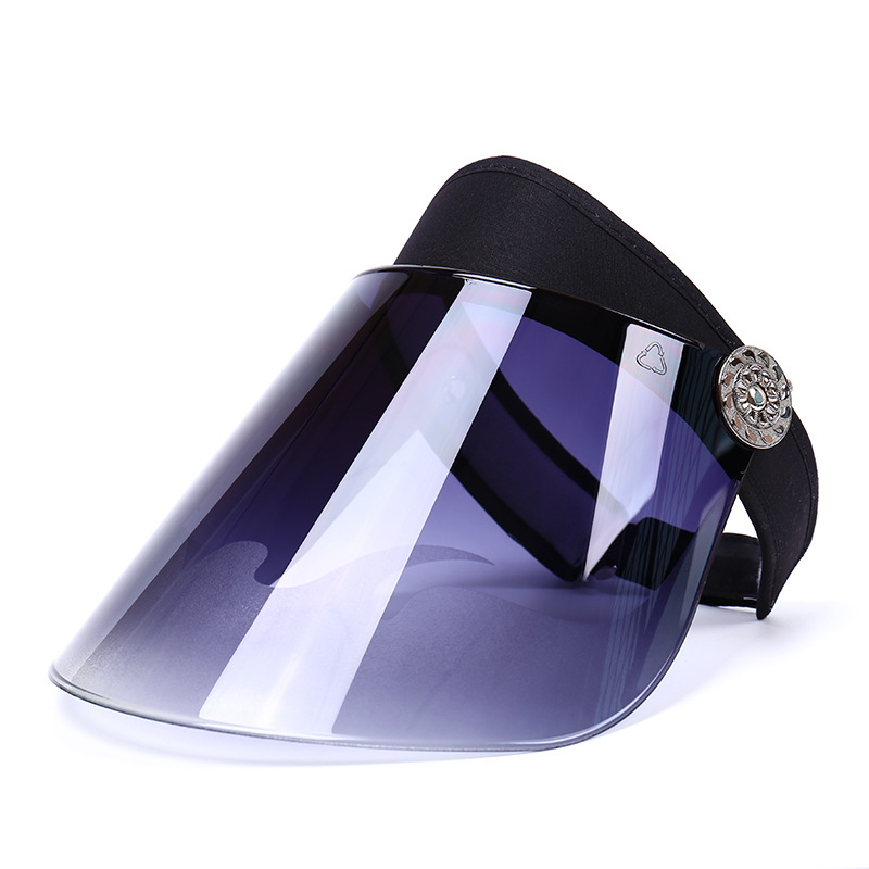 Creative Sun Cap Summer Frosted Lens Cap Sun Visor UV Protection Casual Plastic Hat Sunscreen Cap
