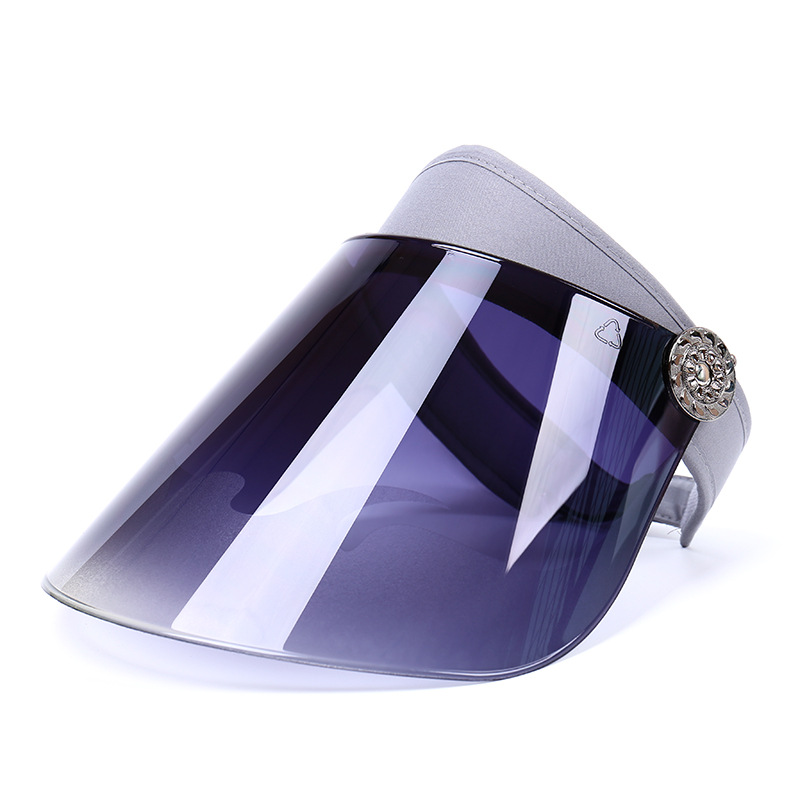 Creative Sun Cap Summer Frosted Lens Cap Sun Visor UV Protection Casual Plastic Hat Sunscreen Cap