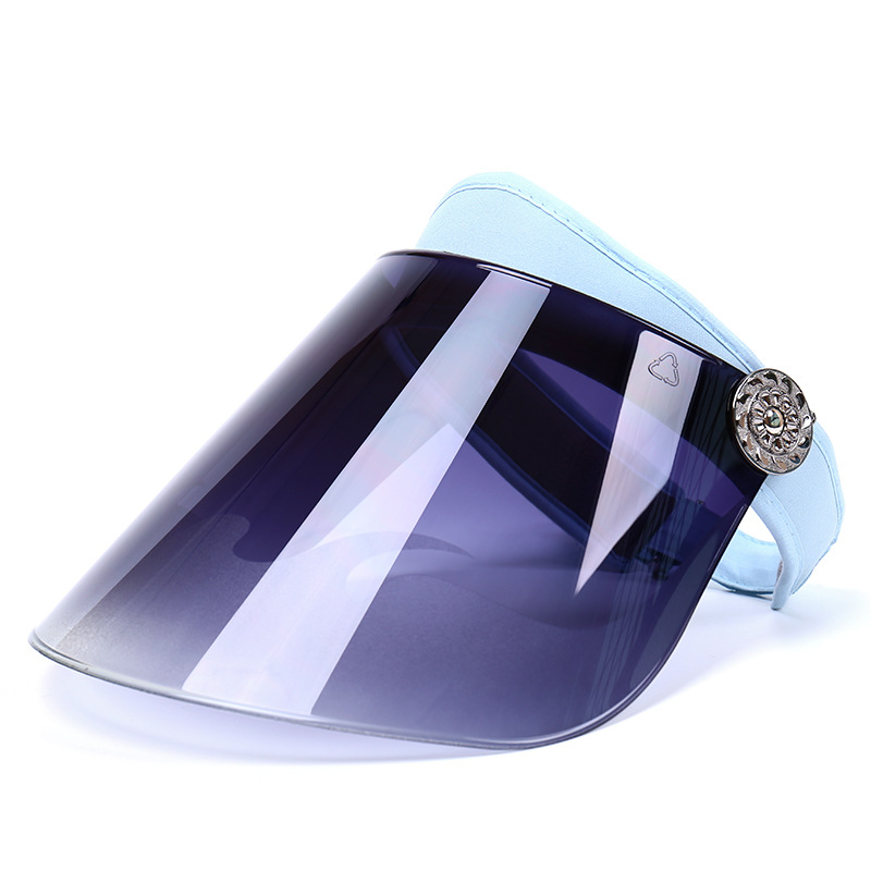 Creative Sun Cap Summer Frosted Lens Cap Sun Visor UV Protection Casual Plastic Hat Sunscreen Cap