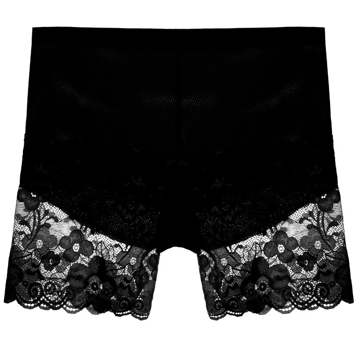 2pieces/set Ladies Leggings Lace Breathable Safety Pants Summer Bottoming Safety Elastic Underwear