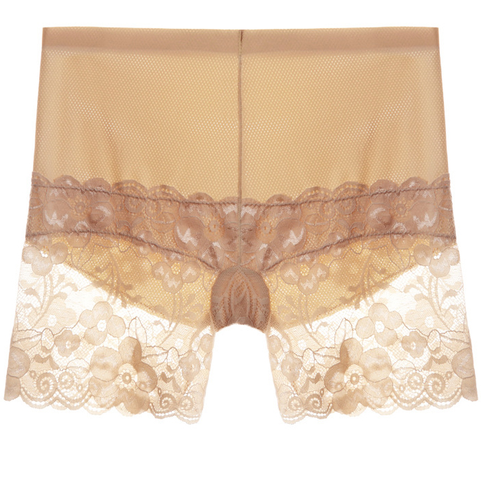 2pieces/set Ladies Leggings Lace Breathable Safety Pants Summer Bottoming Safety Elastic Underwear