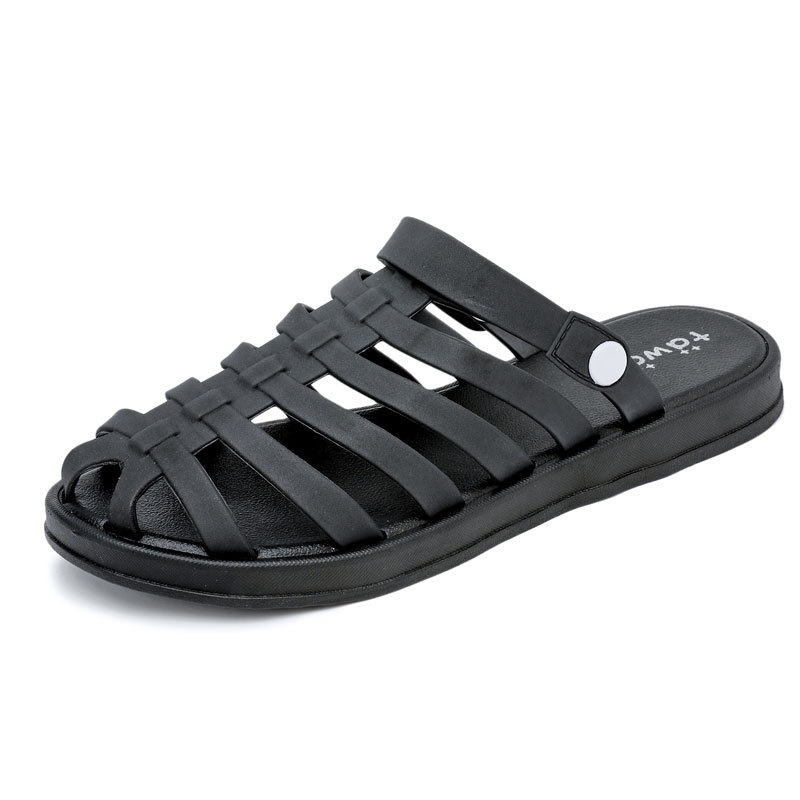 Slippers Female Summer Soft Bottom Non-Slip Wear Beach Slippers Hole Shoes.