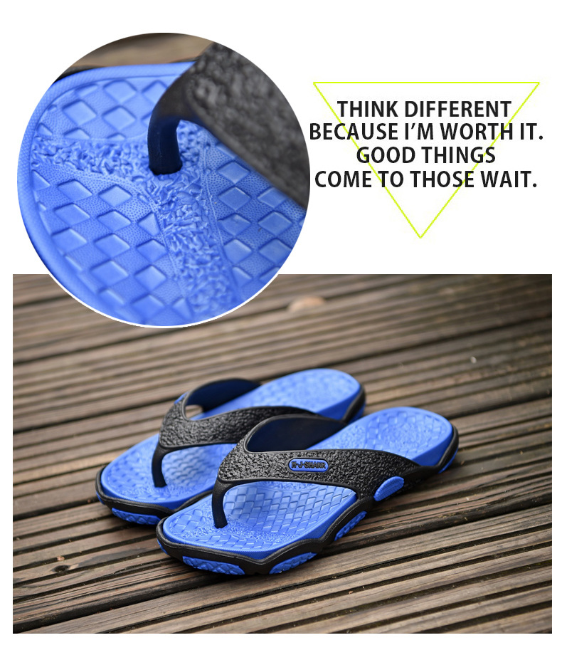 Summer New Men&apos;s Clip-toed Slippers Casual Men&apos;s Outdoor Non-slip Beach Shoes Indoor Slippers Men