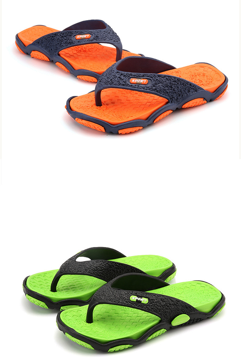 Summer New Men&apos;s Clip-toed Slippers Casual Men&apos;s Outdoor Non-slip Beach Shoes Indoor Slippers Men