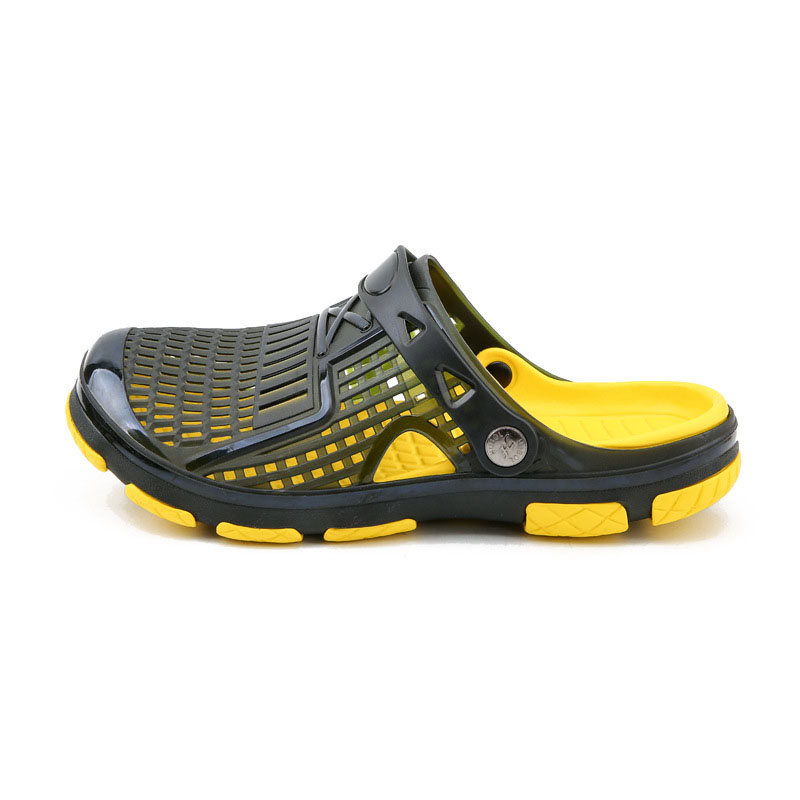 Sandals and Slippers Non-Slip Wear-Resistant Large Size Hole Shoes Men&apos;s Summer New Jelly Hollow.