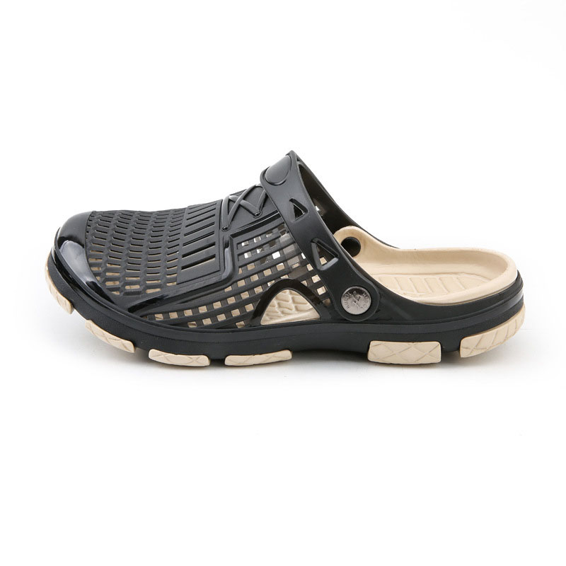 Sandals and Slippers Non-Slip Wear-Resistant Large Size Hole Shoes Men&apos;s Summer New Jelly Hollow.