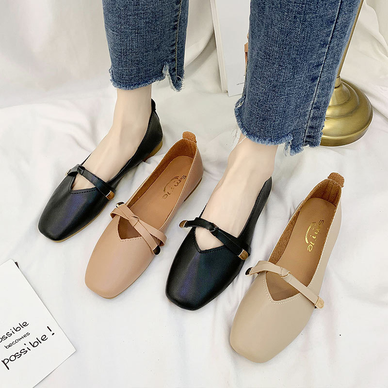 Women's Shoes New Shoes Flat-soled Leisure Single Shoes Summer Shoes Female Mother Shoes