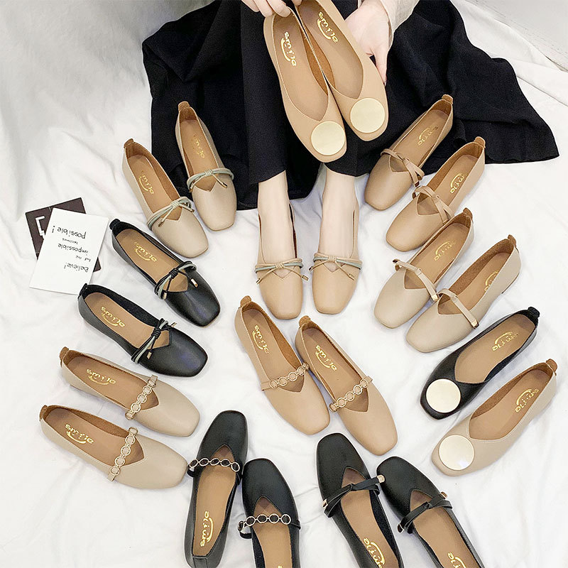 Women's Shoes New Shoes Flat-soled Leisure Single Shoes Summer Shoes Female Mother Shoes