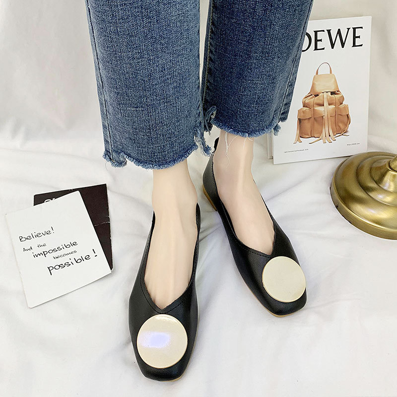 Women's Shoes New Shoes Flat-soled Leisure Single Shoes Summer Shoes Female Mother Shoes