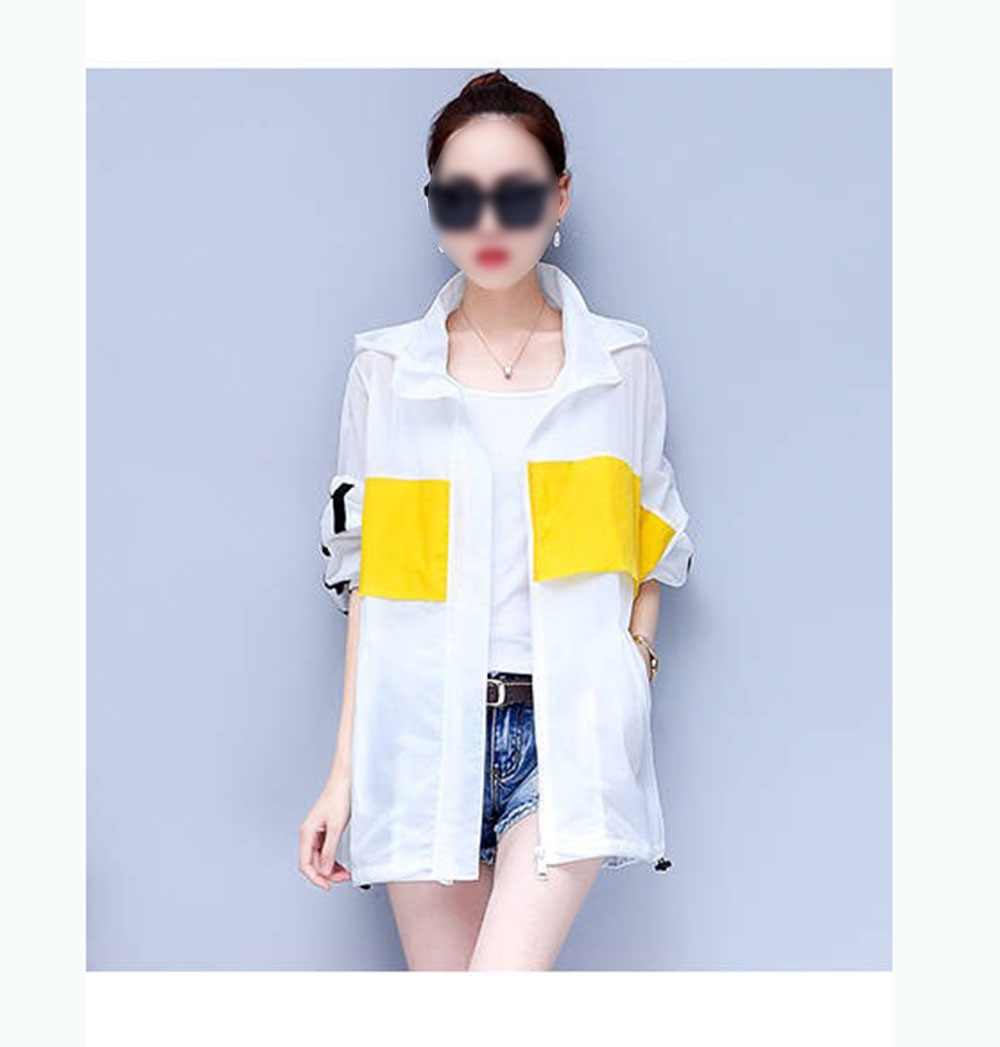 Summer Thin Women Trench Coat Sunscreen Sun protection Clothing