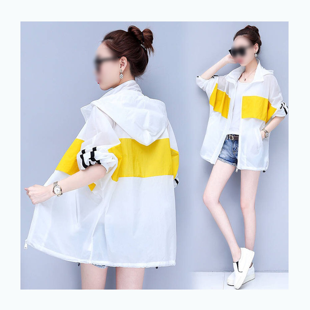Summer Thin Women Trench Coat Sunscreen Sun protection Clothing