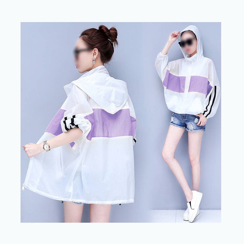 Summer Thin Women Trench Coat Sunscreen Sun protection Clothing