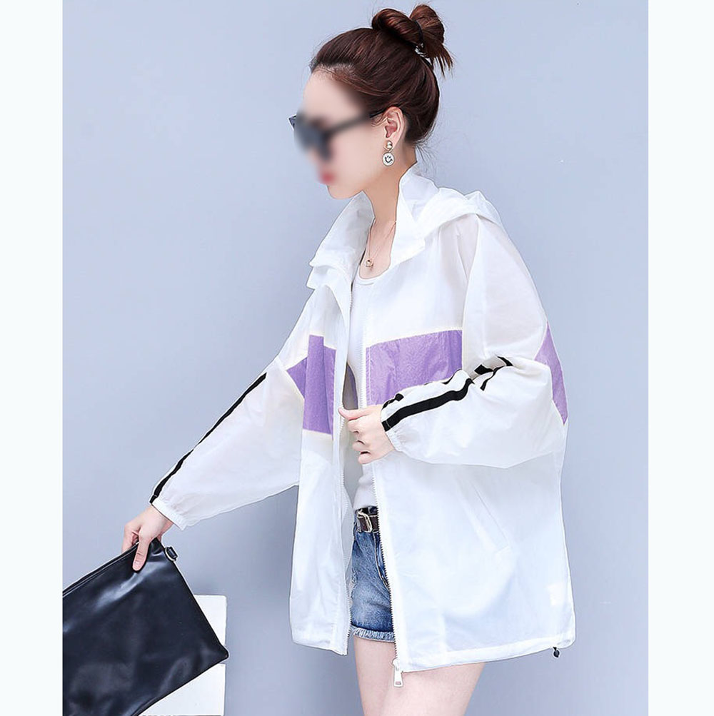 Summer Thin Women Trench Coat Sunscreen Sun protection Clothing