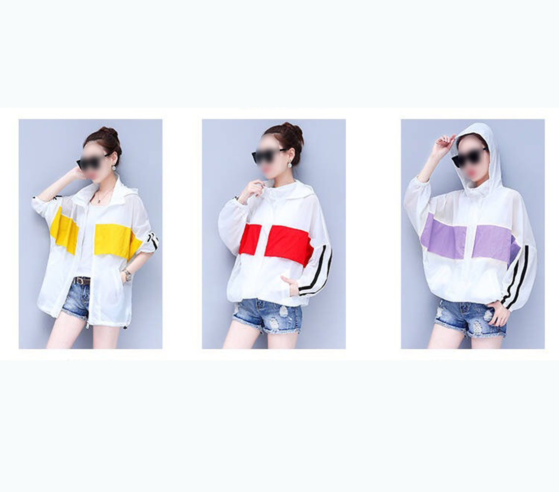 Summer Thin Women Trench Coat Sunscreen Sun protection Clothing