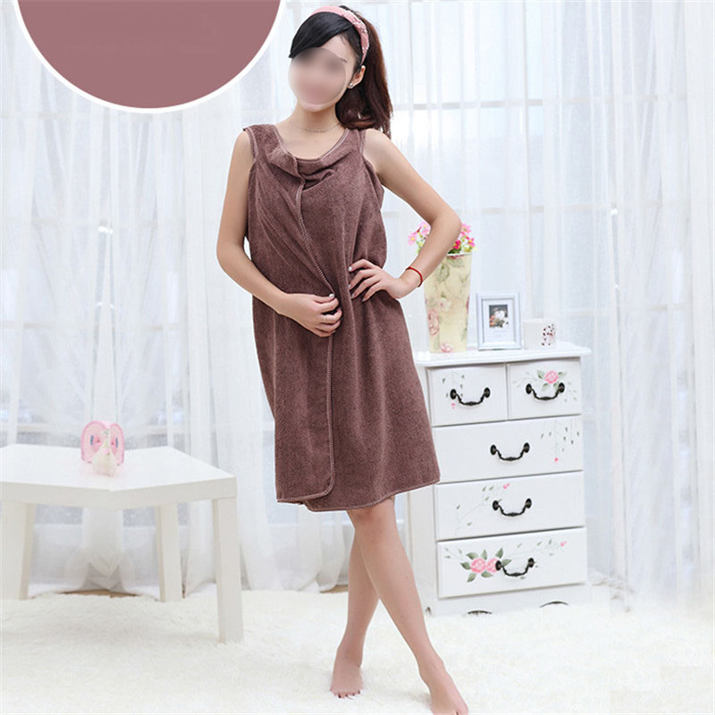 Bathroom Women Microfiber Bath Towels for Adults Wearable Beach Towel Bath Wrap Towel Bath Gown