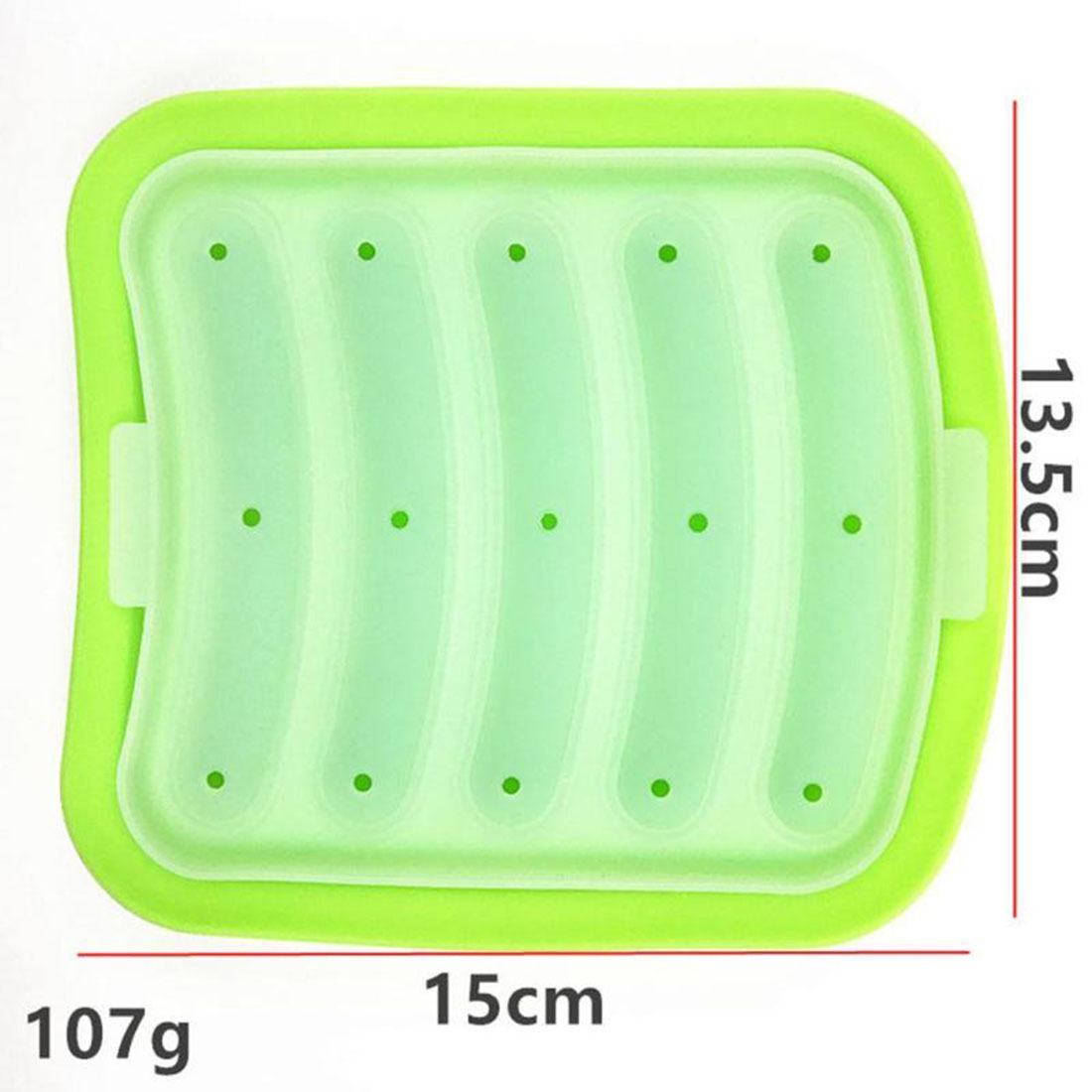 3pcs Hot Dog Mold Baby Food Supplement Mold Baby Homemade Steamable Sausage Mold