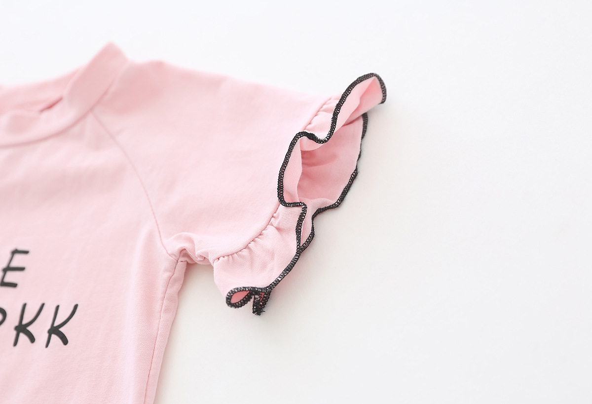 Summer Baby Girls T-shirt Fashion Short Sleeve Children Clothing For Girls 1-2Years Infant Clothes