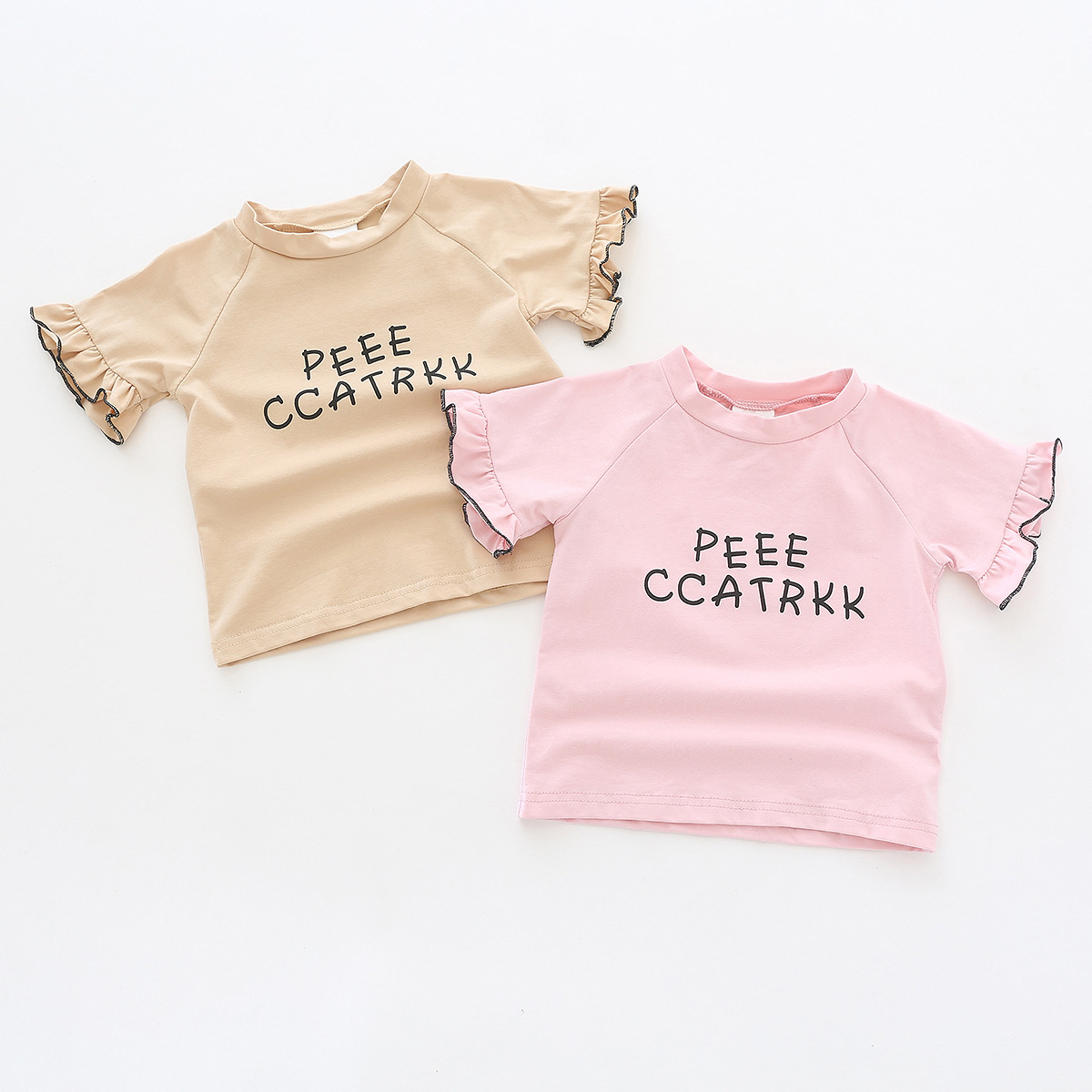 Summer Baby Girls T-shirt Fashion Short Sleeve Children Clothing For Girls 1-2Years Infant Clothes