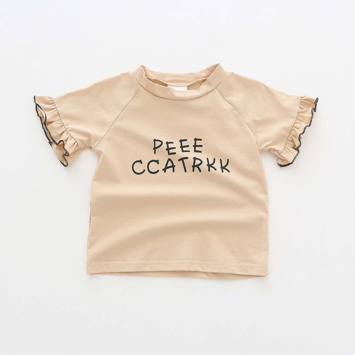 Summer Baby Girls T-shirt Fashion Short Sleeve Children Clothing For Girls 1-2Years Infant Clothes