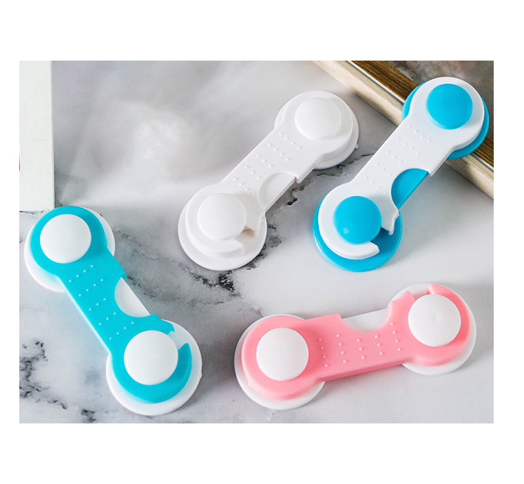 4pcs Baby Drawer Lock Multi-function Child Safety Lock Plastic Cabinet Lock Baby Safety Protector