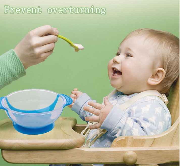 Baby Feeding Food Supplement Bowl Children's Tableware Kid Drop-Proof Spoon Bowl Dinnerware