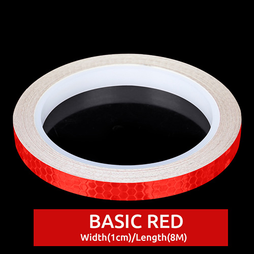 Mountain Bike Reflective Stickers Fluorescent Strips Luminous Reflectors Stickers Decoration