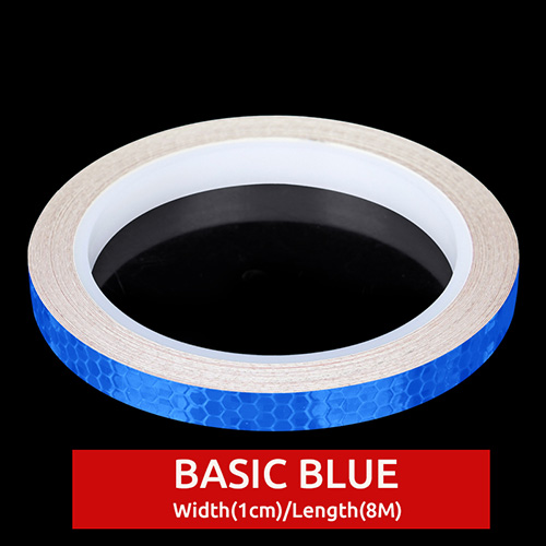 Mountain Bike Reflective Stickers Fluorescent Strips Luminous Reflectors Stickers Decoration