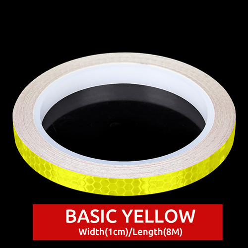 Mountain Bike Reflective Stickers Fluorescent Strips Luminous Reflectors Stickers Decoration