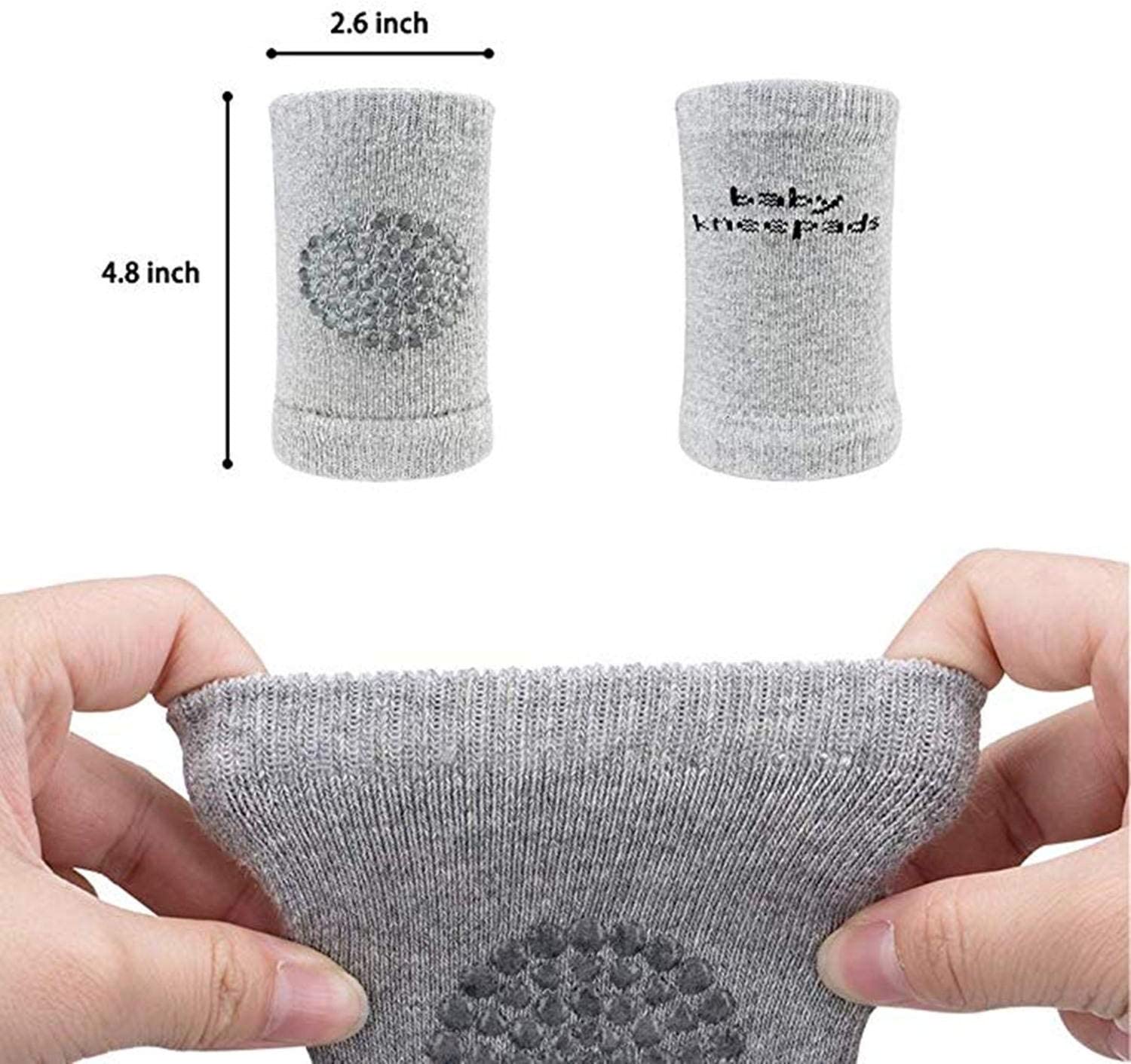 1 Pairs Baby Kneepads Crawling Anti Slip Knee Breathable High Elastic Sponge Kneepads for Baby