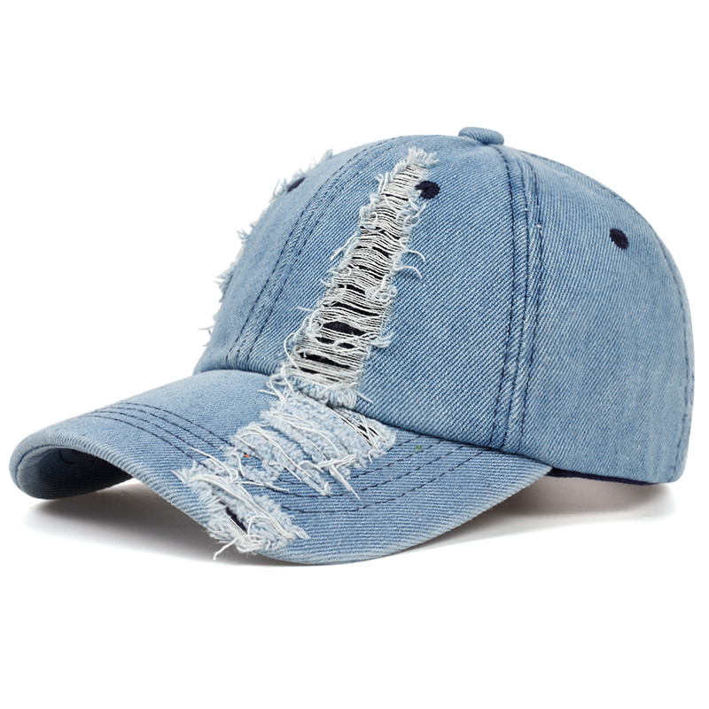 Spring and Autumn Fashion Worn Denim Cap Summer Outdoor Leisure Sport Hats
