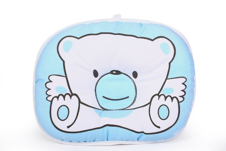 Newborn Infant Anti Roll Pillow Prevent Infant Support Baby Crib Flat Head Pillow for Newborn