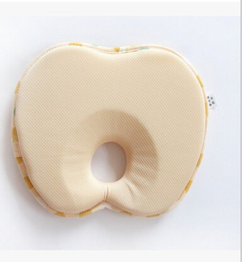 Newborn Infant Anti Roll Pillow Prevent Infant Support Baby Crib Flat Head Pillow for Newborn