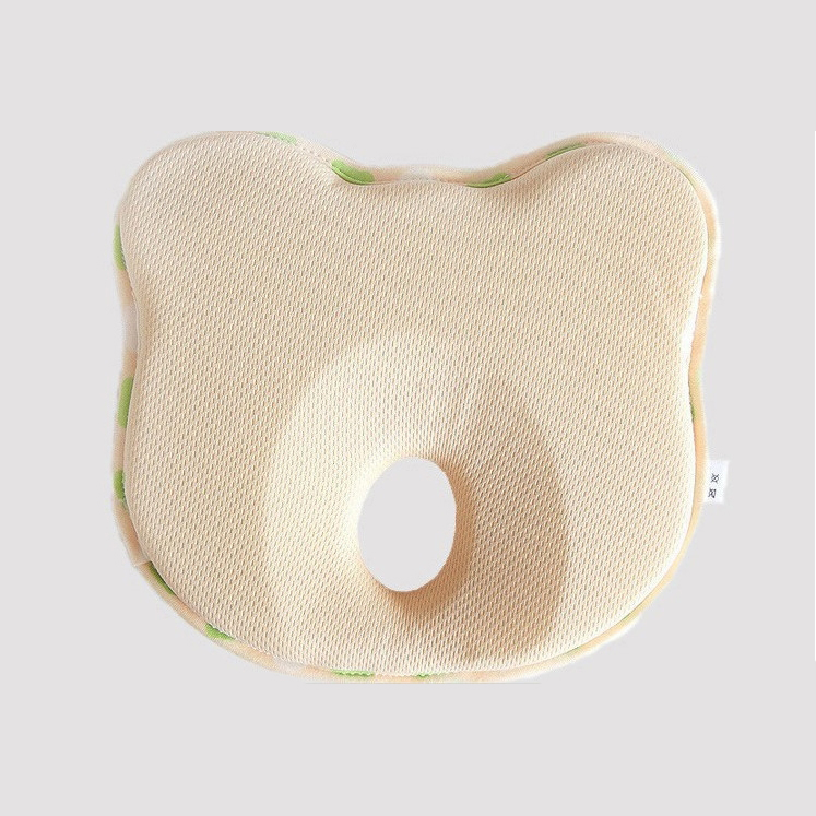 Newborn Infant Anti Roll Pillow Prevent Infant Support Baby Crib Flat Head Pillow for Newborn