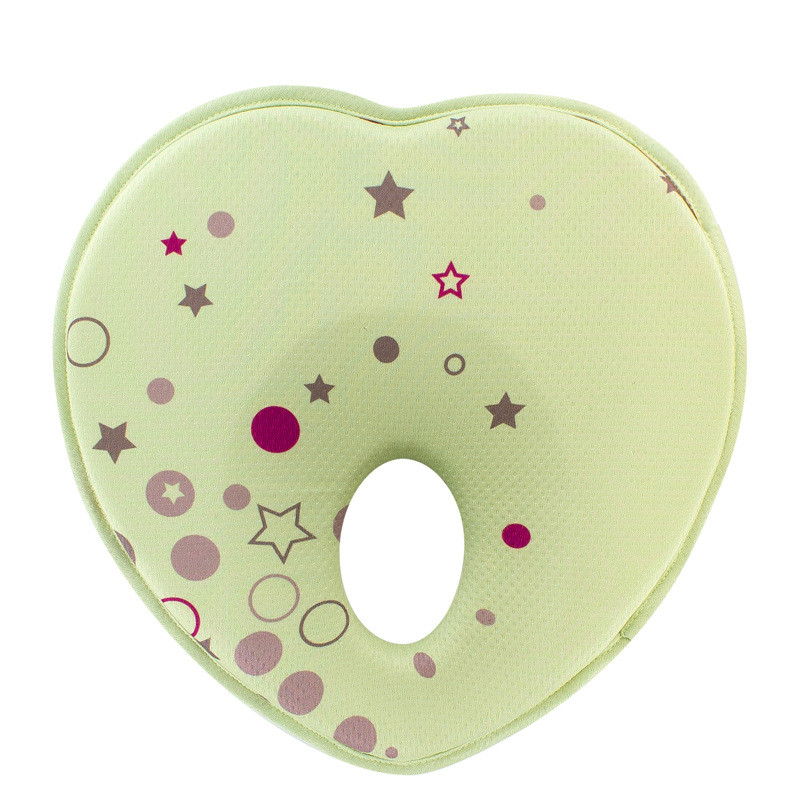 Newborn Infant Anti Roll Pillow Prevent Infant Support Baby Crib Flat Head Pillow for Newborn