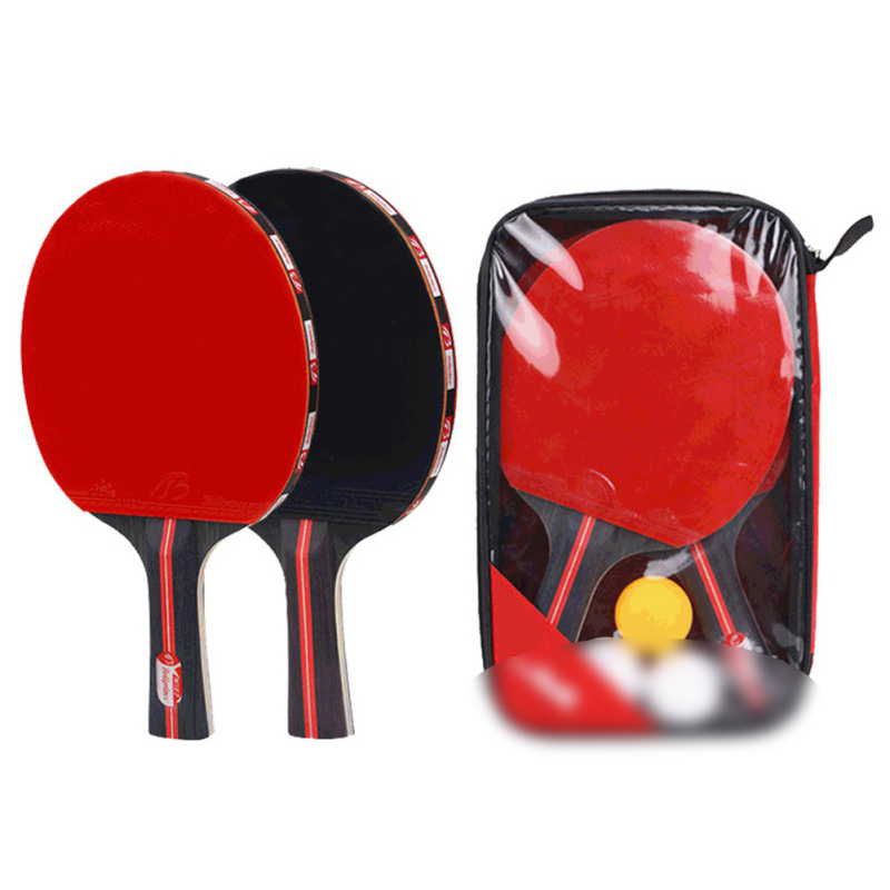 New Upgraded Table Tennis Racket Set Super Powerful Ping Pong Racket Bat For Adult Club Training