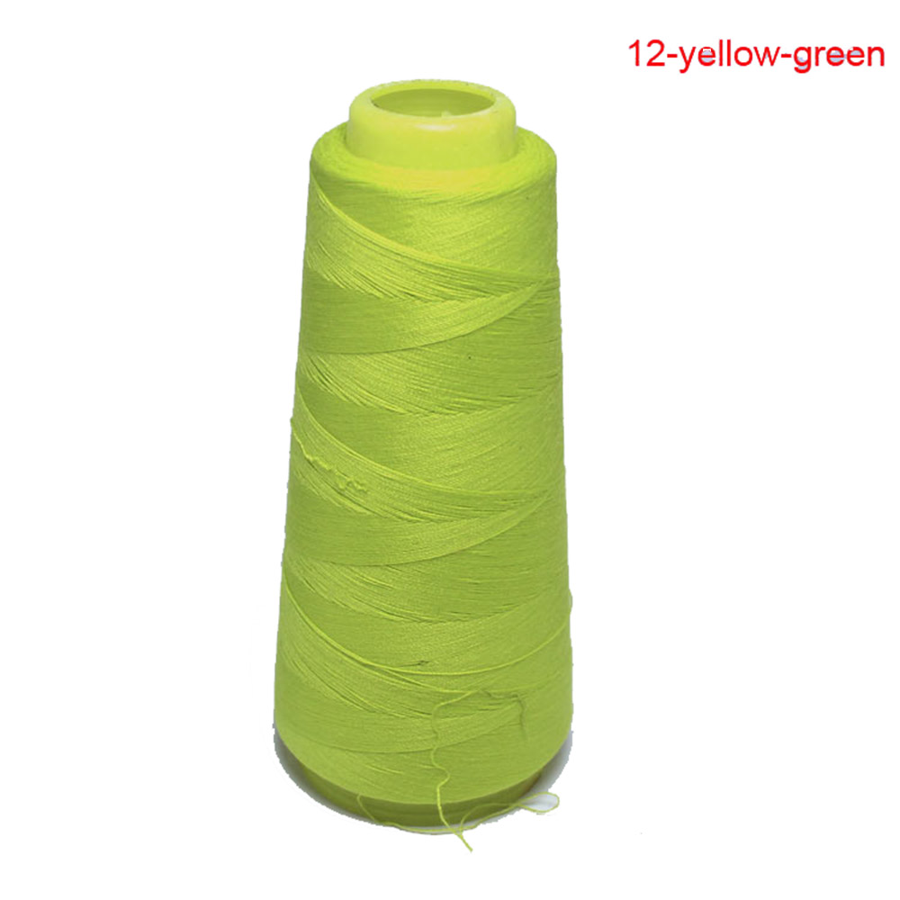 Durable 3000M Yards Overlocking Sewing Machine Line Industrial Polyester Thread Metre Cones