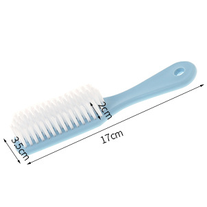 Household Multifunctional Plastic Laundry Brush Color Soft Hair Brush Clothes Cleaning Brush