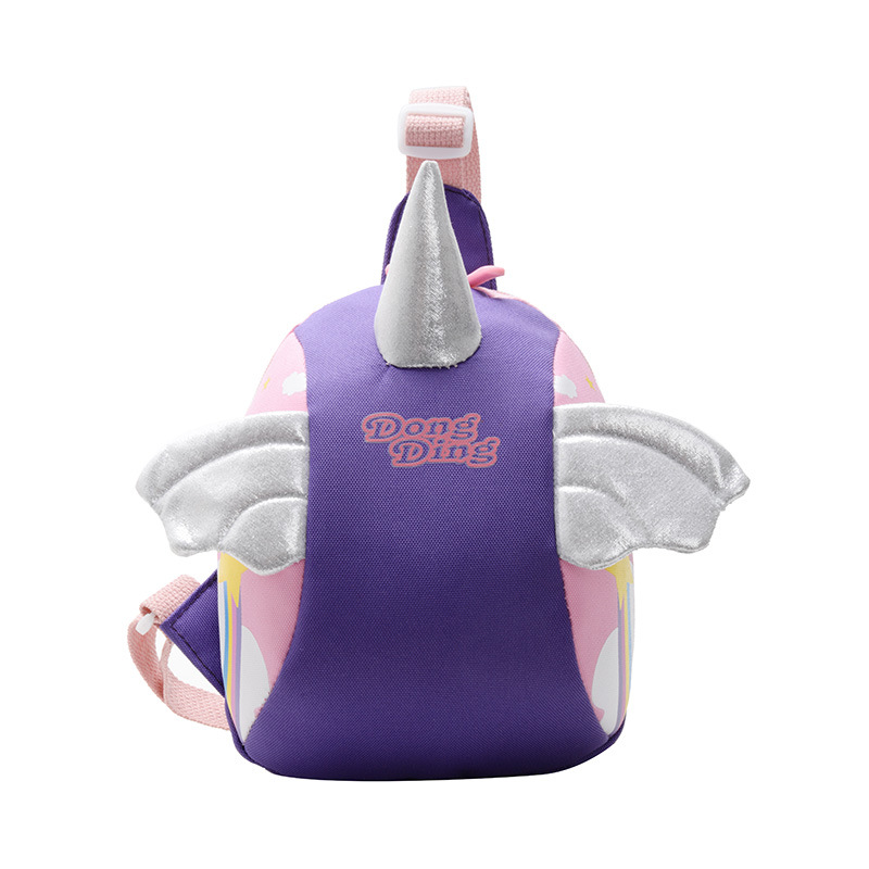 Children's Fashion Cartoon Bag Foreign Baby Unicorn Chest Bag Girl Cute Princess Crossbody Bag
