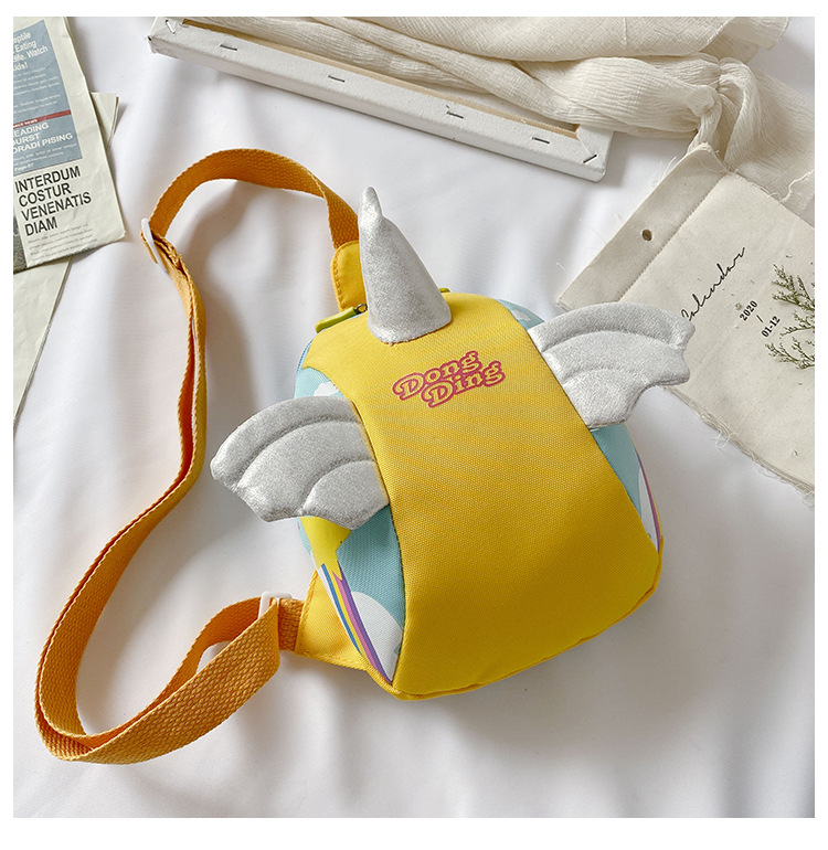 Children's Fashion Cartoon Bag Foreign Baby Unicorn Chest Bag Girl Cute Princess Crossbody Bag