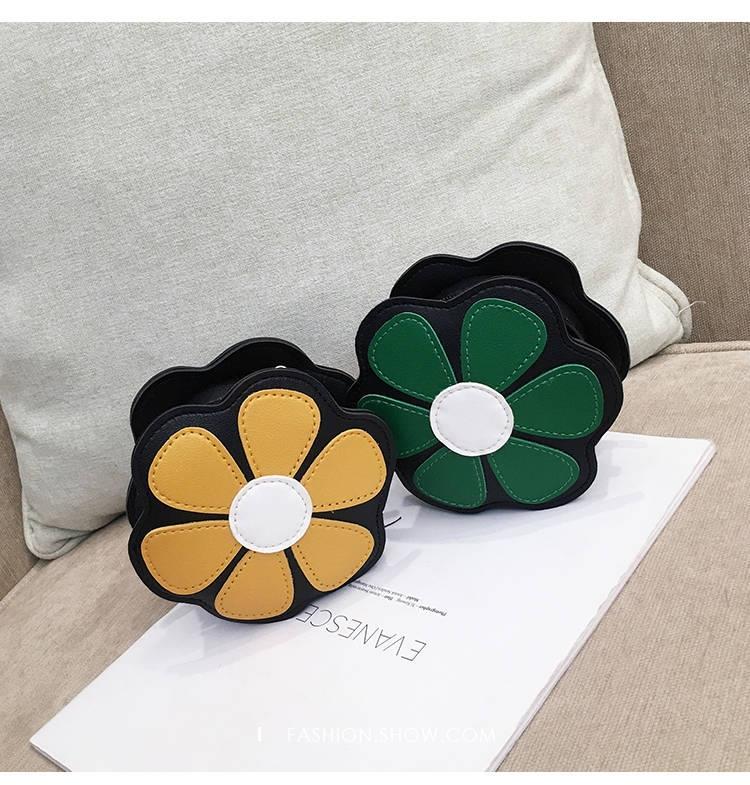 Fresh Flowers Children's Bag Cute Baby Messenger Bag Children's Accessories Small Bags