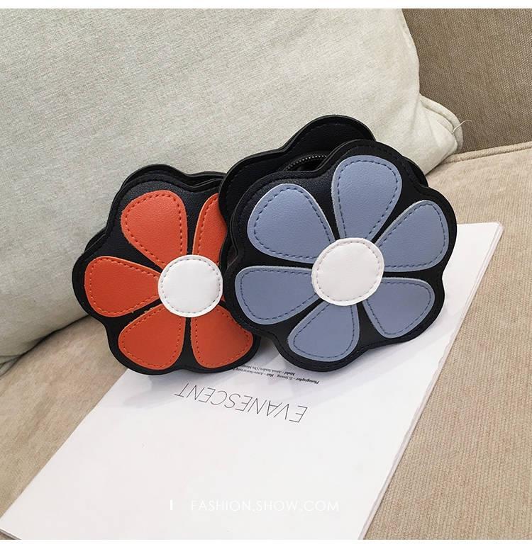 Fresh Flowers Children's Bag Cute Baby Messenger Bag Children's Accessories Small Bags