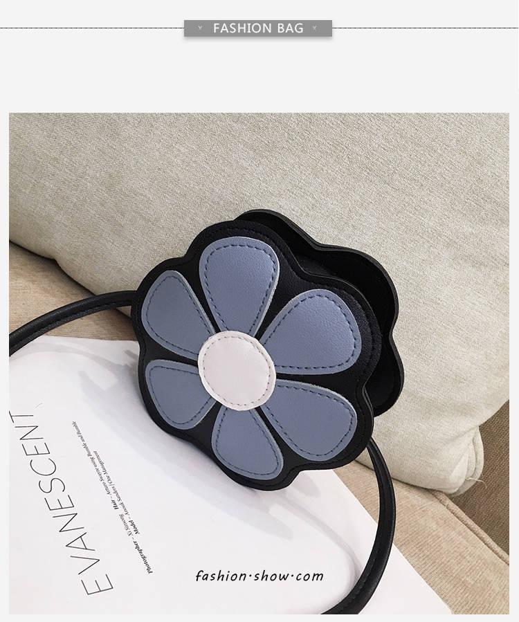 Fresh Flowers Children's Bag Cute Baby Messenger Bag Children's Accessories Small Bags