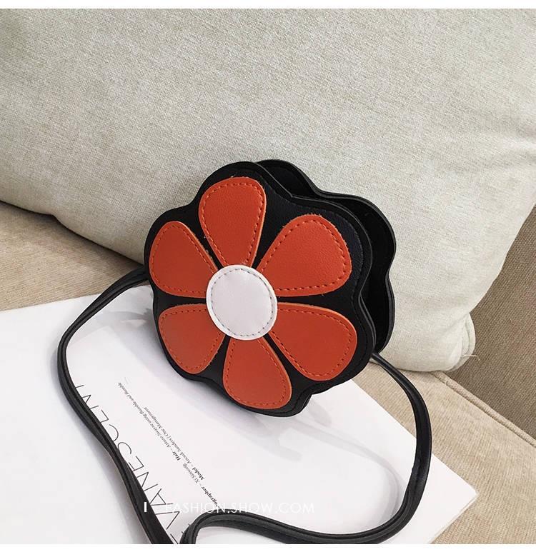 Fresh Flowers Children's Bag Cute Baby Messenger Bag Children's Accessories Small Bags